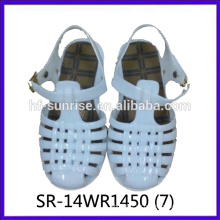 SR-14WR1450 (7) Kinder flache Gelee Sandalen Kinder klar Gelee Sandalen Kinder Großhandel Gelee Sandalen